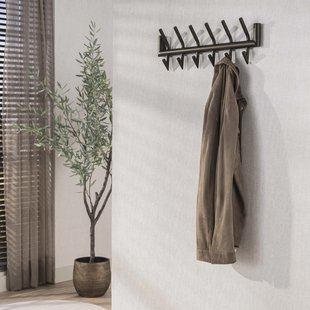 LifestyleFurn Kapstok Letica Met 2x 6 haken - Drift Brown
