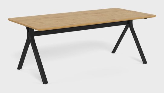 Bendt Eettafel Tremika Eikenlook, 200 x 100cm - Naturel