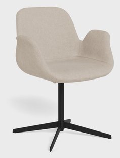 Bendt Draaibare Eetkamerstoel Yonathan Structuurstof - Zand