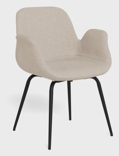 Bendt Eetkamerstoel Yonathan Structuurstof - Zand