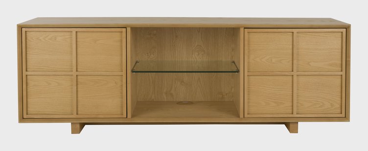Zuiver TV-meubel Raster Essenhout, 160cm - Naturel