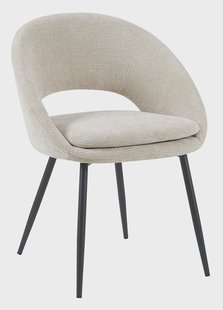 LABEL51 Eetkamerstoel Zohra Elite stof - Naturel