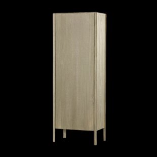 Tower Living Opbergkast Amalfi Eiken, 190 x 70cm - Whitewash