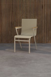 Nohr Tuinstoel Constantina - Beige/Teak