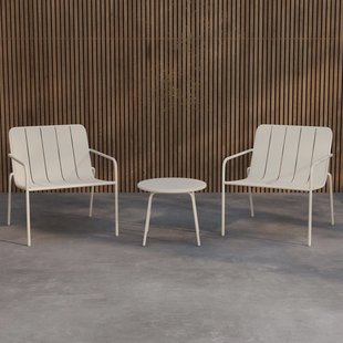 Nohr Loungeset Travian Met 2 stoelen en tafel - Beige