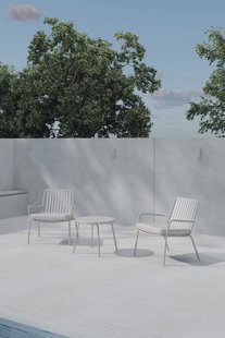 Nohr Loungeset Gared Met 2 stoelen en tafel - Beige