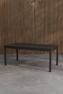Nohr Tuintafel Amberia Teakhout, 180 x 90cm - Zwart