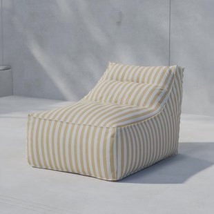 Nohr Outdoor Loungestoel Carlson - Geel Gestreept