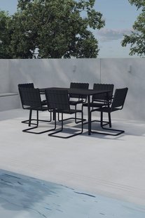 Nohr Outdoor Diningset Shayvonne - Zwart