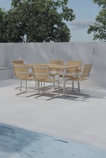 Nohr Outdoor Diningset Shayvonne - Beige/Naturel