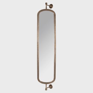 Richmond Draaibare Spiegel Hasting 192 x 41cm - Brass Antique - Ovaal - Passpiegel