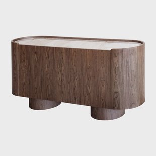 Richmond Ovaal Dressoir Callahan Keramiek, 160cm - Bruin
