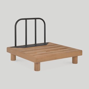 Ethnicraft Modulaire Loungebank Monocle 1-zits, Teakhout - Naturel