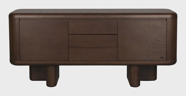 Dutchbone TV-meubel Herman Walnootlook, 160cm - Bruin