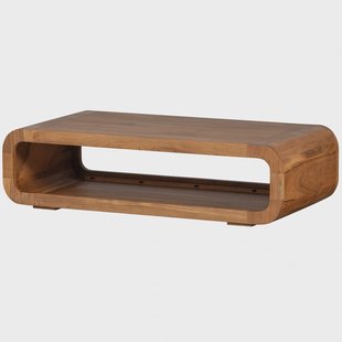 WOOOD Salontafel Kin Acaciahout, 120 x 60cm - Naturel - Ovaal