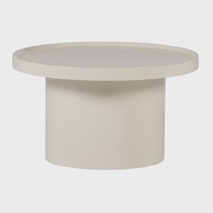 WOOOD Ronde Salontafel Veluna 70cm - Zand