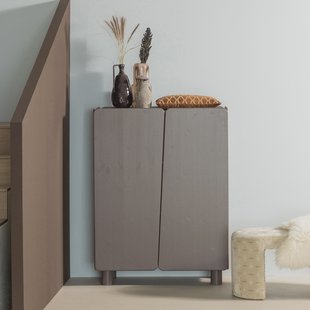 WOOOD Opbergkast Root Grenenhout, 135 x 100cm - Truffelbruin