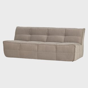 vtwonen 3-zits Bank Cluster Velvet, 204cm - Warm Taupe
