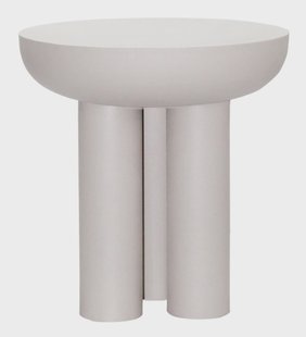 Brix Ronde Bijzettafel Jez 43cm - Off White Sand