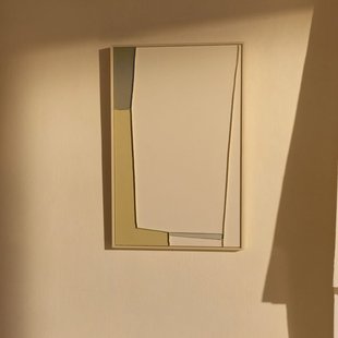 Kave Home Schilderij Deravia 90 x 60cm - Beige