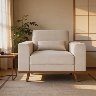 BASE Fauteuil Kirstan Grande stof - Beige