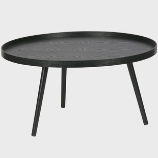 WOOOD Ronde Bijzettafel Mesa 78cm - Zwart