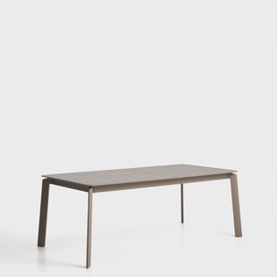 Kave Home Uitschuifbare Tuintafel Brela 205/287 x 100cm - Taupe