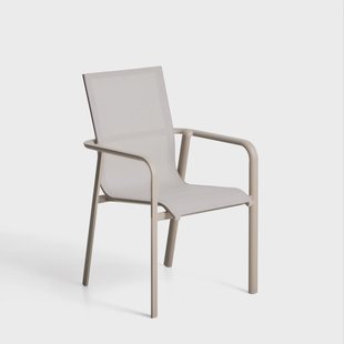 Kave Home Tuinstoel Canea Textileen - Beige/Taupe