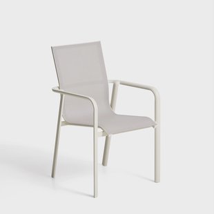 Kave Home Tuinstoel Canea Textileen - Beige/Ecru