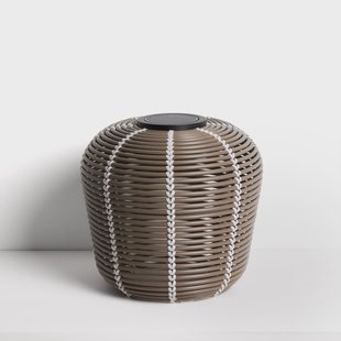 Kave Home Outdoor Tafellamp Garoina Op zonne-energie, 35cm - Taupe