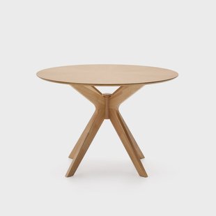 Kave Home Ronde Eettafel Naanim Eikenfineer, 100cm - Naturel