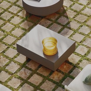 Kave Home Outdoor Salontafel Rustella 80 x 60cm - Bruin