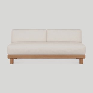 Ethnicraft Modulaire Loungebank Monocle 2-zits, Teakhout - Naturel