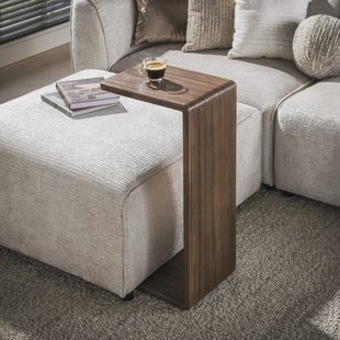 LifestyleFurn Laptoptafel Sadaf Teakhout, 40 x 30cm - Bruin