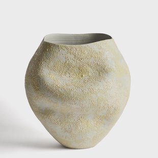 Kave Home Vaas Medira Keramiek, 35cm - Geel