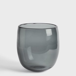 Kave Home Vaas Sirau Glas, 25cm - Grijs