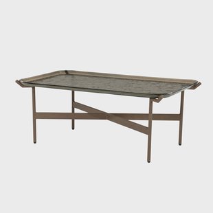 By-Boo Salontafel Liri Glas, 98 x 58cm - Bruin