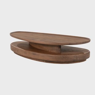 Eleonora Organische Salontafel Nino Mangohout, 140 x 65cm - Bruin