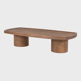 Eleonora Salontafel Jamari Mangohout, 140 x 65cm - Bruin - Ovaal