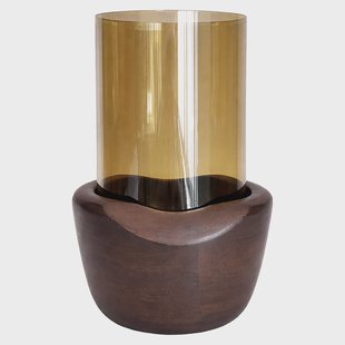 Richmond Windlicht Sloane 28cm - Walnut