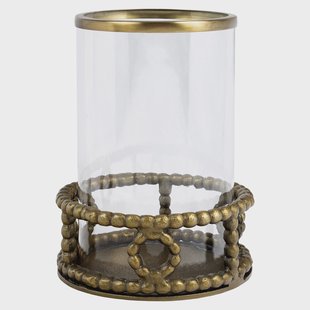Richmond Windlicht Mile 26cm - Brass antique
