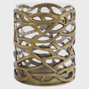 Richmond Windlicht Mase 27cm - Brass antique