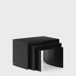 Kave Home Bijzettafel Litto MDF, Set van 3 stuks - Zwart