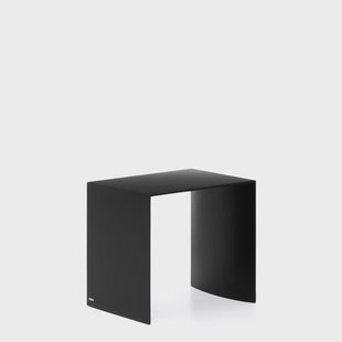 Kave Home Bijzettafel Litto MDF, 55 x 40cm - Zwart