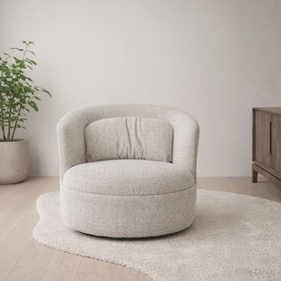 Livingfurn Draaifauteuil Britt Geweven stof - Beige