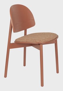 Zuiver Eetkamerstoel Sunrise Stof en hout - Rood