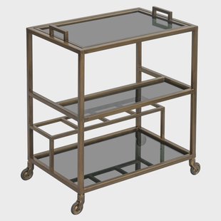 Richmond Trolley Ruinart 74cm - Brass Antique