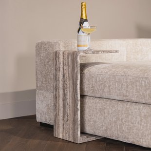 Richmond Bijzettafel Dulce Marmer, 56cm - Grijs
