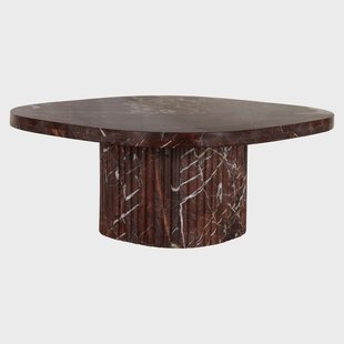 Richmond Salontafel Orchid Marmer, 90cm - Burgundy - Vierkant