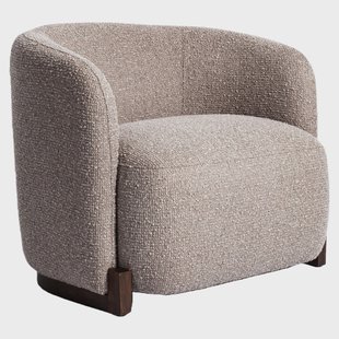 Richmond Fauteuil Hannah geweven stof - Mocca